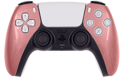 PS5 custom pink coral modded eSports Pro Controller