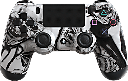 PS4 Evil MasterMod Extreme White Nightmare Modded Controller