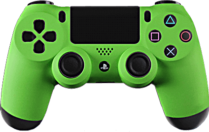 PS4 Evil MasterMod Soft Touch Green Modded Controller