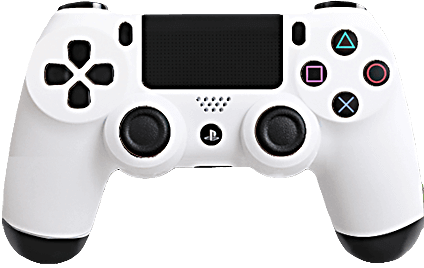 PS4 Evil MasterMod Soft Touch White Modded Controller