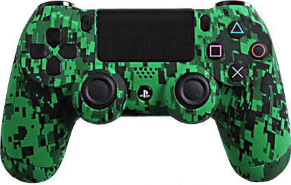 PS4 Evil MasterMod Urban Camo Green Modded Controller