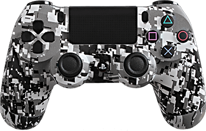 PS4 Evil MasterMod Urban Camo White Modded Controller