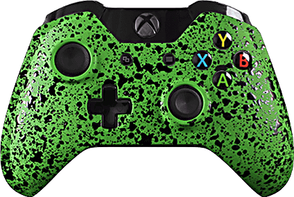 xbox one evil shift green splatter eSports Pro Controller