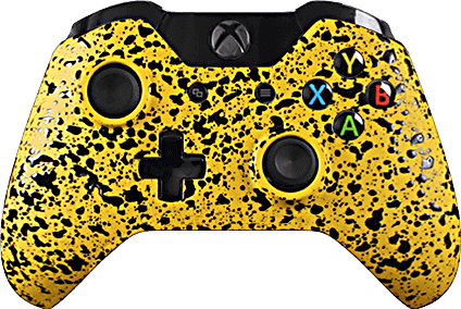 xbox one evil shift yellow splatter eSports Pro Controller