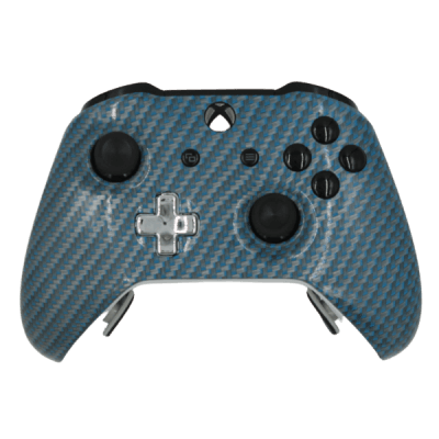 Xbox One S + PC Blue Carbon Fiber Controller