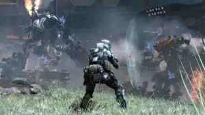 A scene from "Titanfall," a promising new game for the Xbox and Windows PCs.