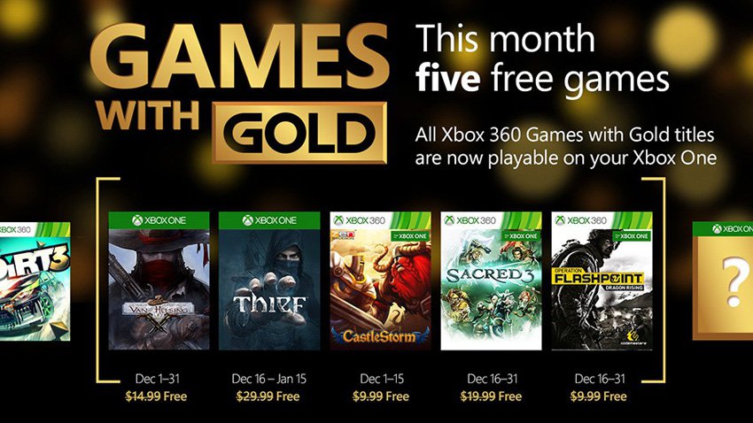 december games with gold 2015
