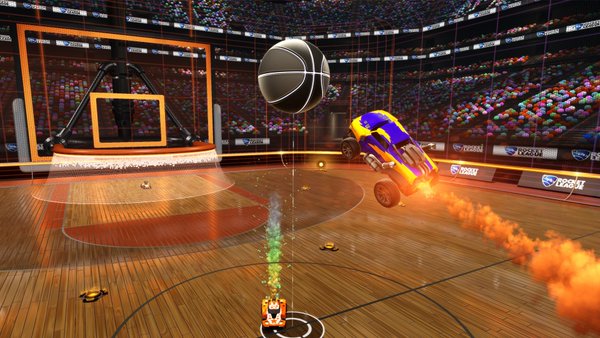 rocket league hoops mode