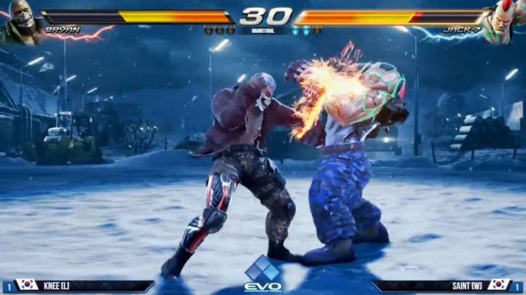 evo saint vs knee