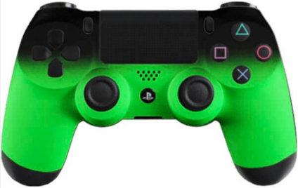 ps4 custom green fade modded eSports Pro Controller