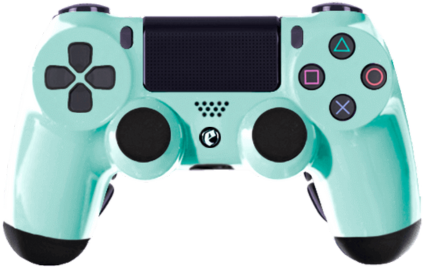 ps4 custom light blue modded eSports Pro Controller