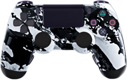 ps4 custom white splash modded eSports Pro Controller