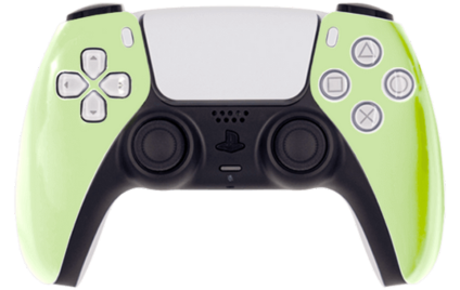 PS5 custom light green modded eSports Pro Controller