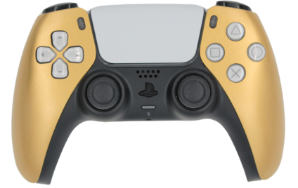 PS5 custom gold modded eSports Pro Controller