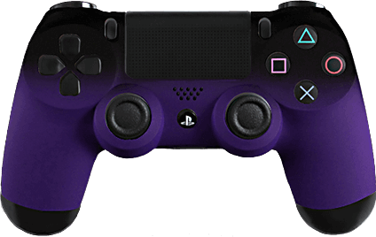 PS4 Evil MasterMod Purple Fade Modded Controller
