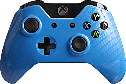 xbox one evil shift carbon fiber blue silver eSports Pro Controller