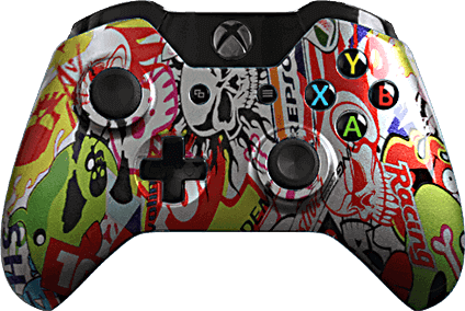 xbox one evil shift extreme sticker bomb eSports Pro Controller