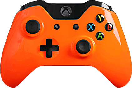 xbox one evil shift glossy orange  eSports Pro Controller