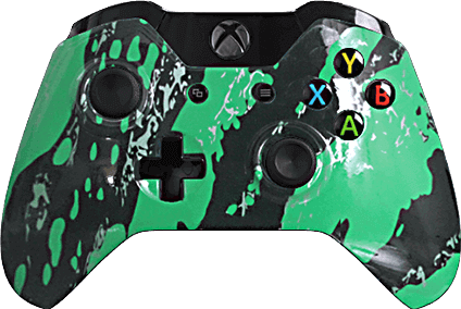 xbox one evil shift green splash eSports Pro Controller
