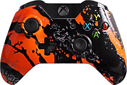 xbox one evil shift orange splash eSports Pro Controller