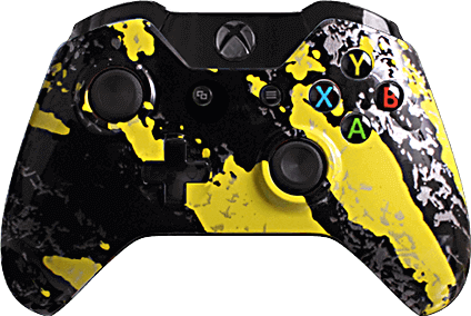 xbox one evil shift yellow splash eSports Pro Controller