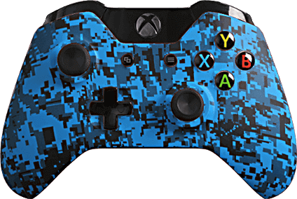 xbox one evil shift blue urban camo eSports Pro Controller