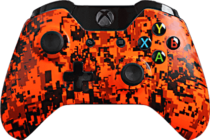 xbox one evil shift orange urban camo eSports Pro Controller